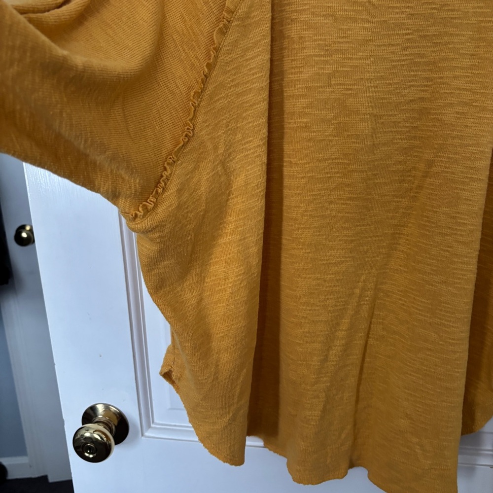 Anthropologie mustard yellow sweater - Picture 4 of 11